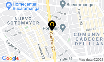 Mapa de Rumba Corrida en Bucaramanga