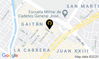 Mapa de Rústicos Castiblanco en Bogotá D.C