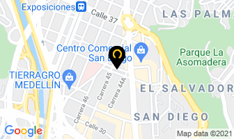 Mapa de Ruta 40 ltda en Medellín