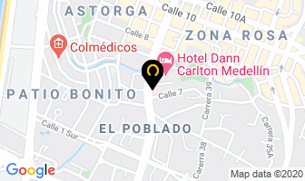 Mapa de R.x. S.a. en Medellín