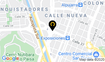 Mapa de Rz Representaciones en Medellín