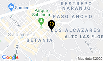 Mapa de Sabanet Cafe en Sabaneta