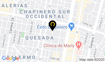 Mapa de Sabor Cartagenero en Bogotá D.C