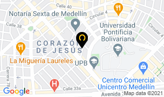 Mapa de Sac Internacional en Medellín