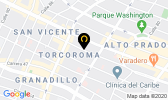 Mapa de Sacramentos en Barranquilla