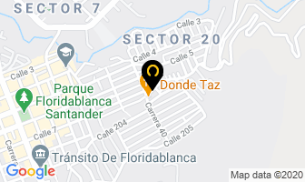 Mapa de Sala Belleza Integral en Floridablanca