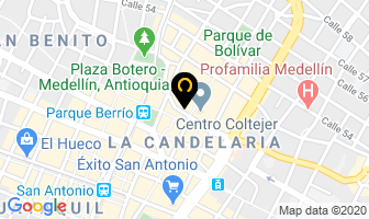 Mapa de Sala De Belleza C.c. en Medellín