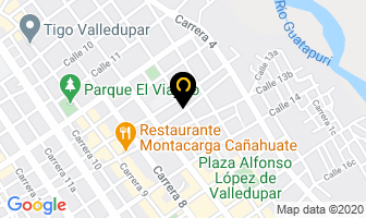 Mapa de Sala De Belleza Juana en Valledupar