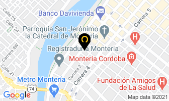 Mapa de Sala De Belleza María Isabel en Montería