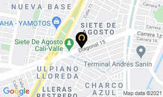 Mapa de Sala De Belleza Sensación en Cali