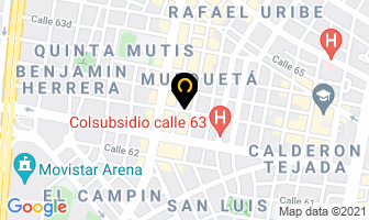 Mapa de Sala De Belleza Unisex en Bogotá D.C