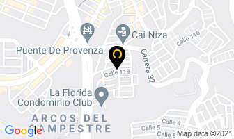 Mapa de Sala De Internet Yiyinet en Bucaramanga
