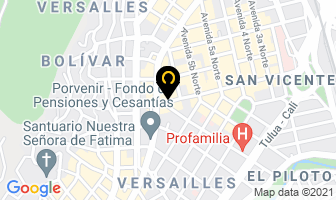 Mapa de Sala De Uñas Los Caleños en Cali