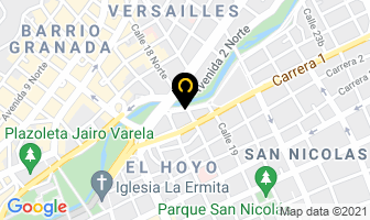 Mapa de Salamaya Audiovisual en Cali