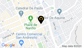 Mapa de Salas Olimpica en Pasto