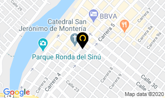 Mapa de Salgado Sánchez Benjamín Alfredo en Montería