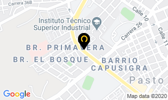 Mapa de Salón Alcalá Eventos en Pasto