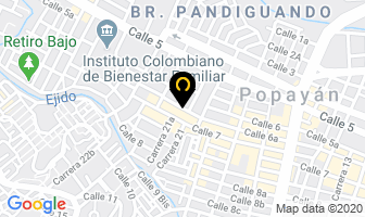 Mapa de Salón Canino en Popayán