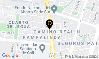 Mapa de Salon De Eventos Mediterraneo en Cali