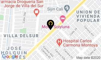 Mapa de Salon De Eventos Space Cali en Cali