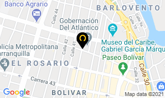Mapa de Salón Santander en Barranquilla