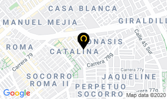 Mapa de Salsamentaría G Y G en Bogotá D.C