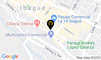 Mapa de Salsamentaria La 14 en Ibagué