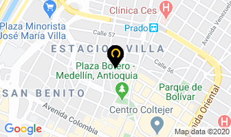 Mapa de Salsamentaría Pague Poco en Medellín