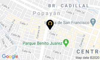 Mapa de Salsamentaria Porkis en Popayán