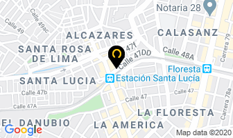 Mapa de Salsamentaría Queso Pan en Medellín