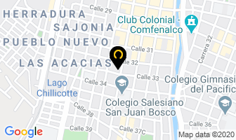 Mapa de Salsamentaria Uno A en Tulua