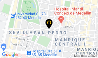 Mapa de Salsamentaria Z.f. en Medellín