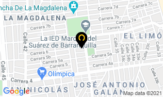Mapa de Saltarín Iván en Barranquilla