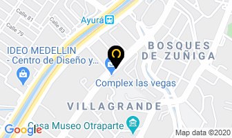Mapa de Saltarines Ltda. en Medellín
