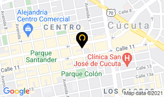 Mapa de Saltarines Shoes en Cúcuta