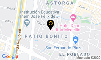 Mapa de Salud Gourmet en Medellín