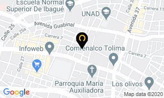 Mapa de Salud Natural en Ibagué