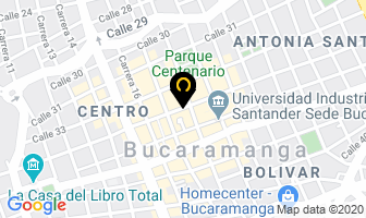 Mapa de Salud Radiante en Bucaramanga