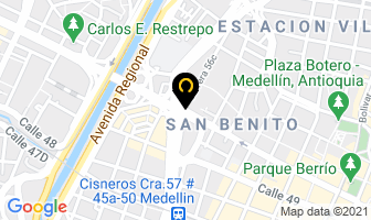 Mapa de Salud Vida E.p.s. S.a. en Medellín