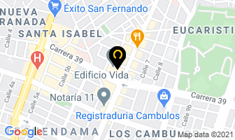 Mapa de Salud Y Estetica en Cali