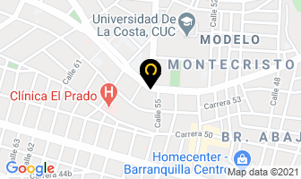 Mapa de Salud Y Vida Ltda. en Barranquilla