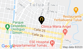Mapa de Saludcoop en Tulua