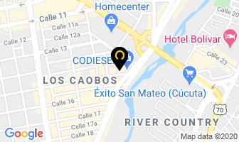 Mapa de Saludcoop E.p.s. en Cúcuta