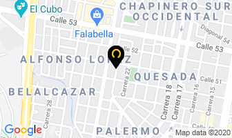 Mapa de Saluga Conservas Gourmet en Bogotá D.C