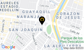 Mapa de Salva Llantas en Medellín