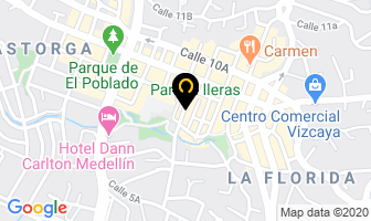 Mapa de Salvajes Comida Rápida en Medellín
