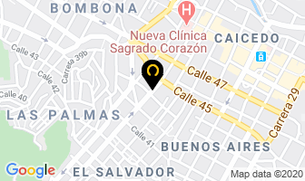 Mapa de Salvatore Pizza & Comida Rápida en Medellín