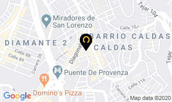 Mapa de Samir Broaster en Bucaramanga