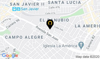 Mapa de Samsung Express en Medellín