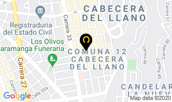 Mapa de Samy Chocolat en Bucaramanga